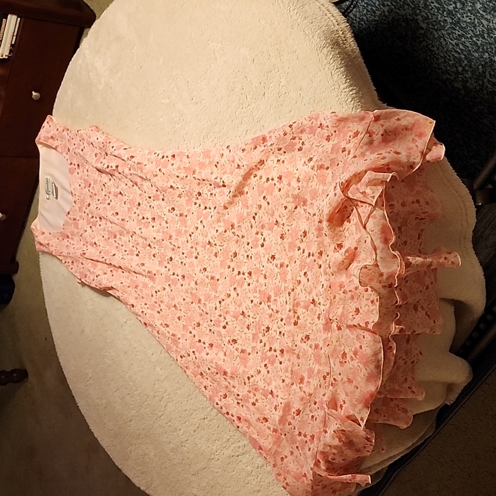 Dressbarn pink floral dress